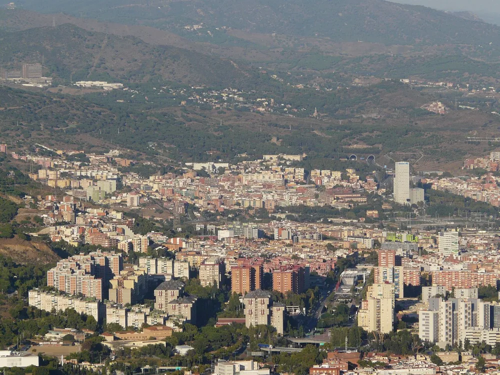 Blick auf Santa Coloma de Gramenet, Metropolregion Barcelona