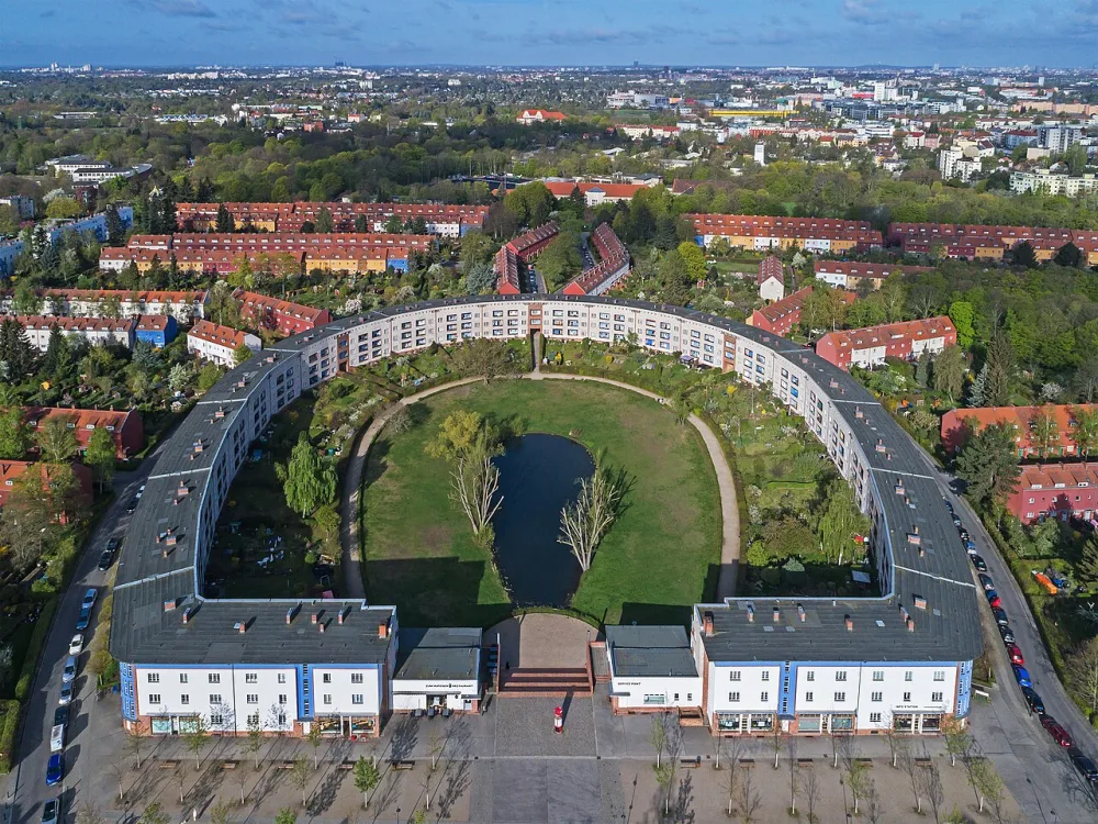 Las casas de la Hufeisensiedlung en Britz, Berlín