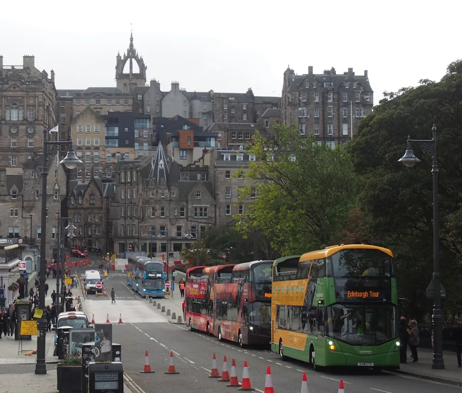 Tollcross five-way junction with the Cameo Cinema in Edinburgh
