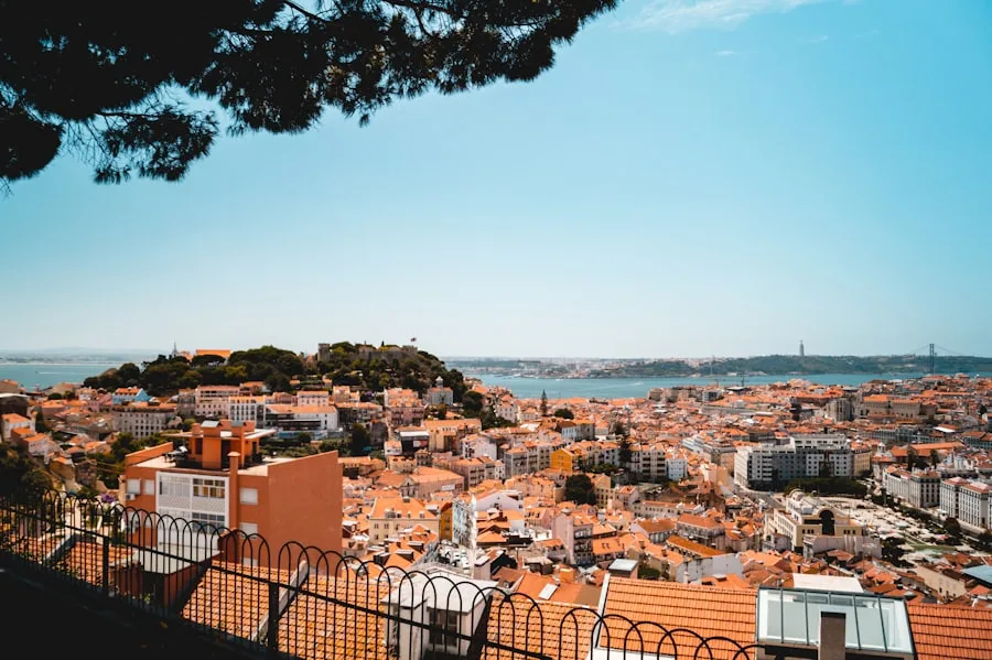 Callejuela de Chiado en Lisboa