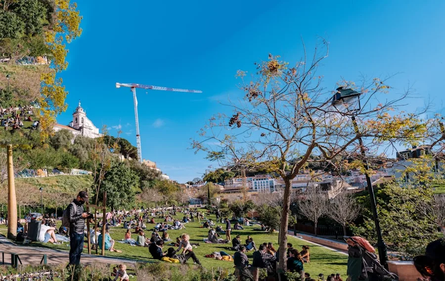 Blick auf Olivais, Lissabon