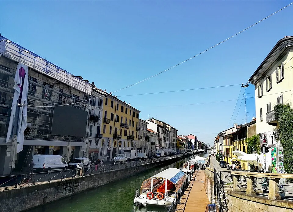 The Naviglio Grande in Milan
