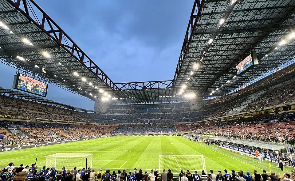 The Giuseppe Meazza stadium (San Siro) in Milan