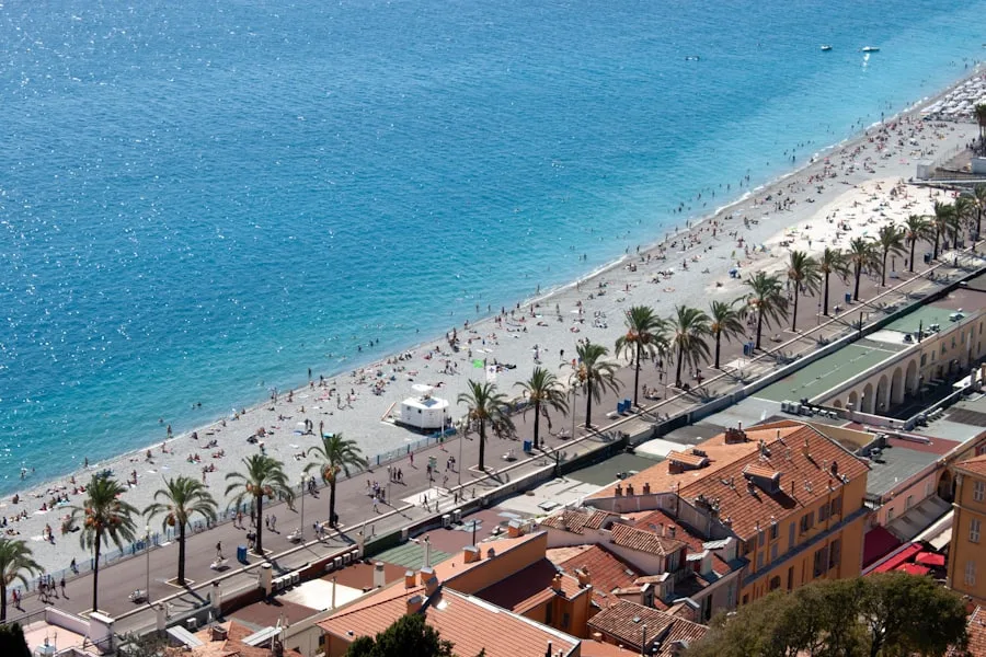 Promenade des Anglais and Baie des Anges Nice