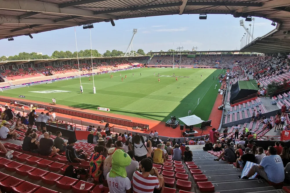 The Stade Ernest-Wallon, home of the Stade Toulousain, in the Sept Deniers neighborhood in Toulouse