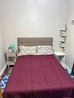 Chambre avec lit double en colocation