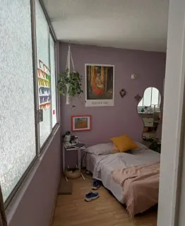 Quarto duplo em coliving, Fidicinstraße